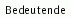 Bedeutende
